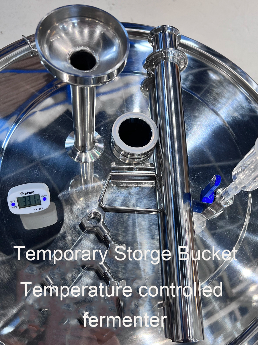 100L Moveable Fermenting Bucket - Hooloo Distilling Equipment Supply