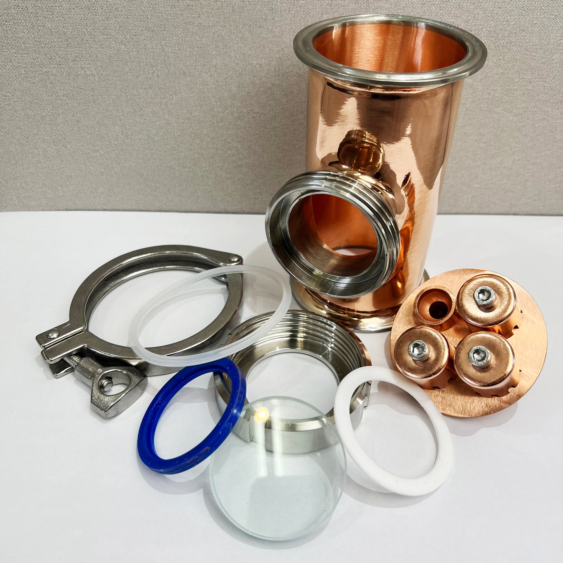 Copper Distillation Column - Hooloo Distilling Equipment Supply