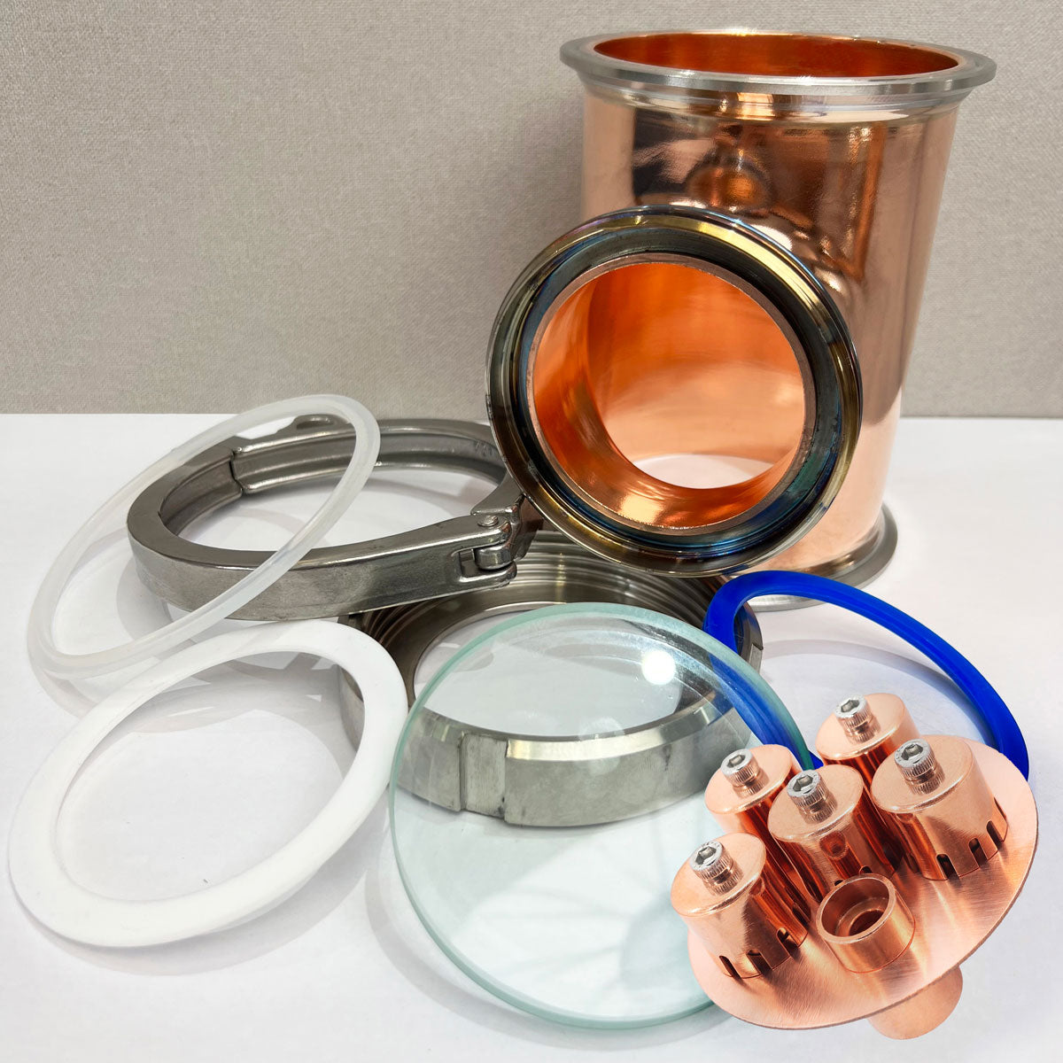 Copper Distillation Column - Hooloo Distilling Equipment Supply