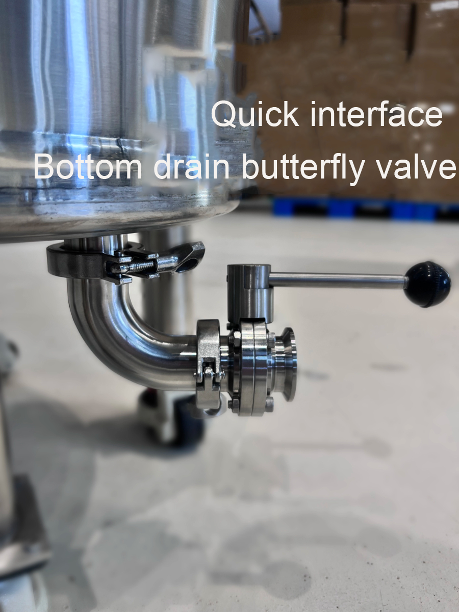 100L Moveable Fermenting Bucket - Hooloo Distilling Equipment Supply