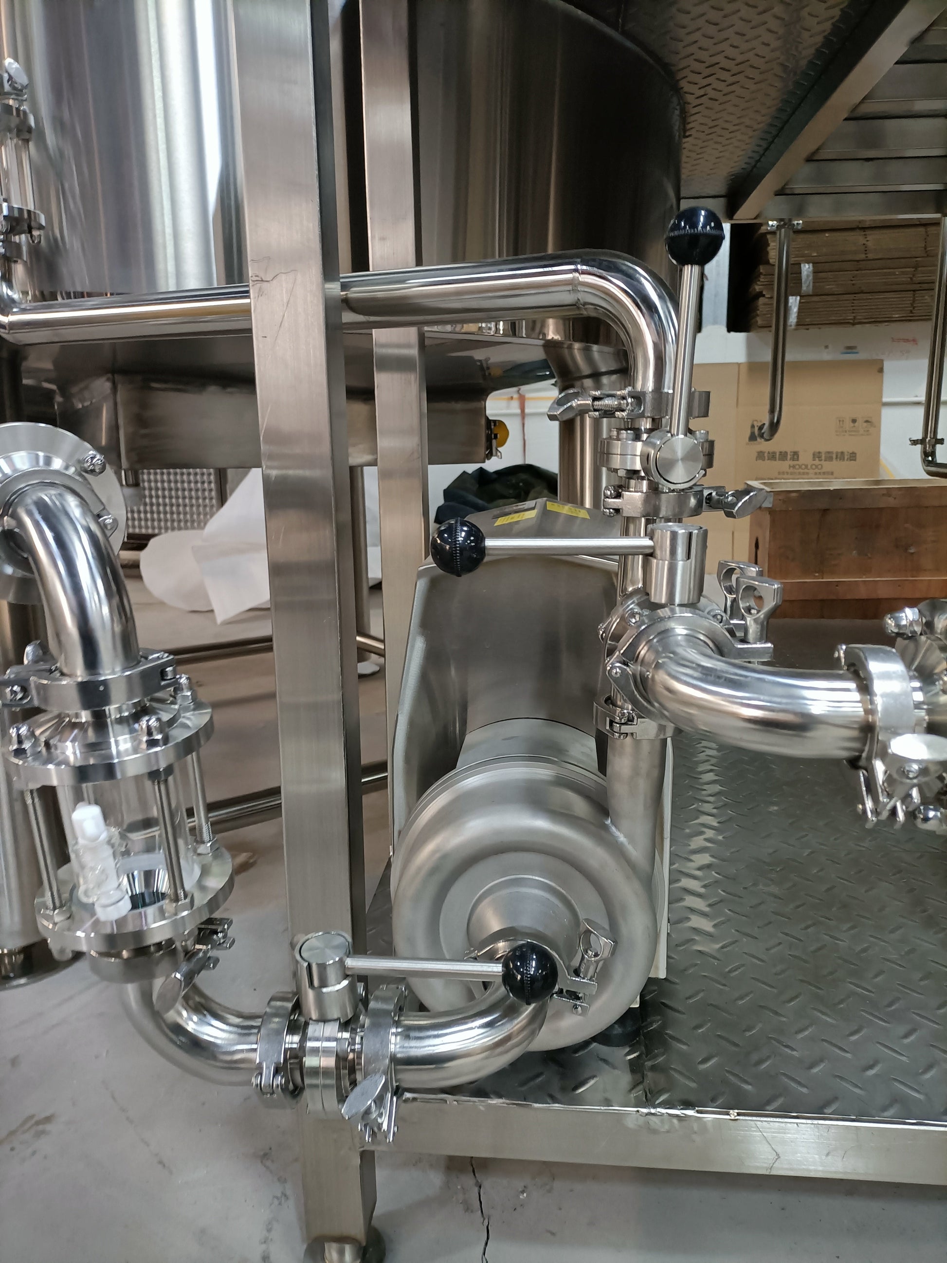 1500L+1500L Hooloo's mash tun system - Hooloo Distilling Equipment Supply