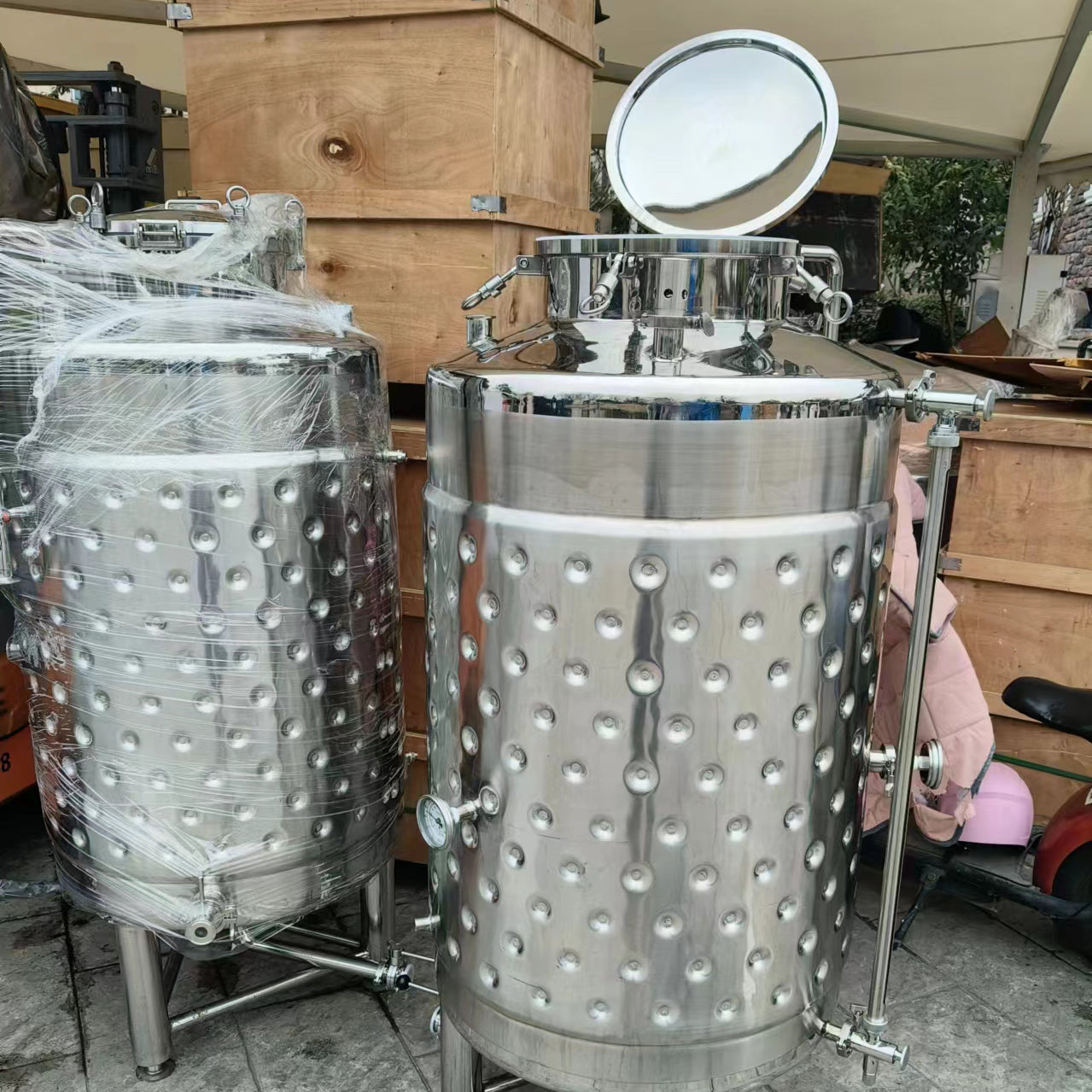 400L / 106Gal Fermenter - Hooloo Distilling Equipment Supply