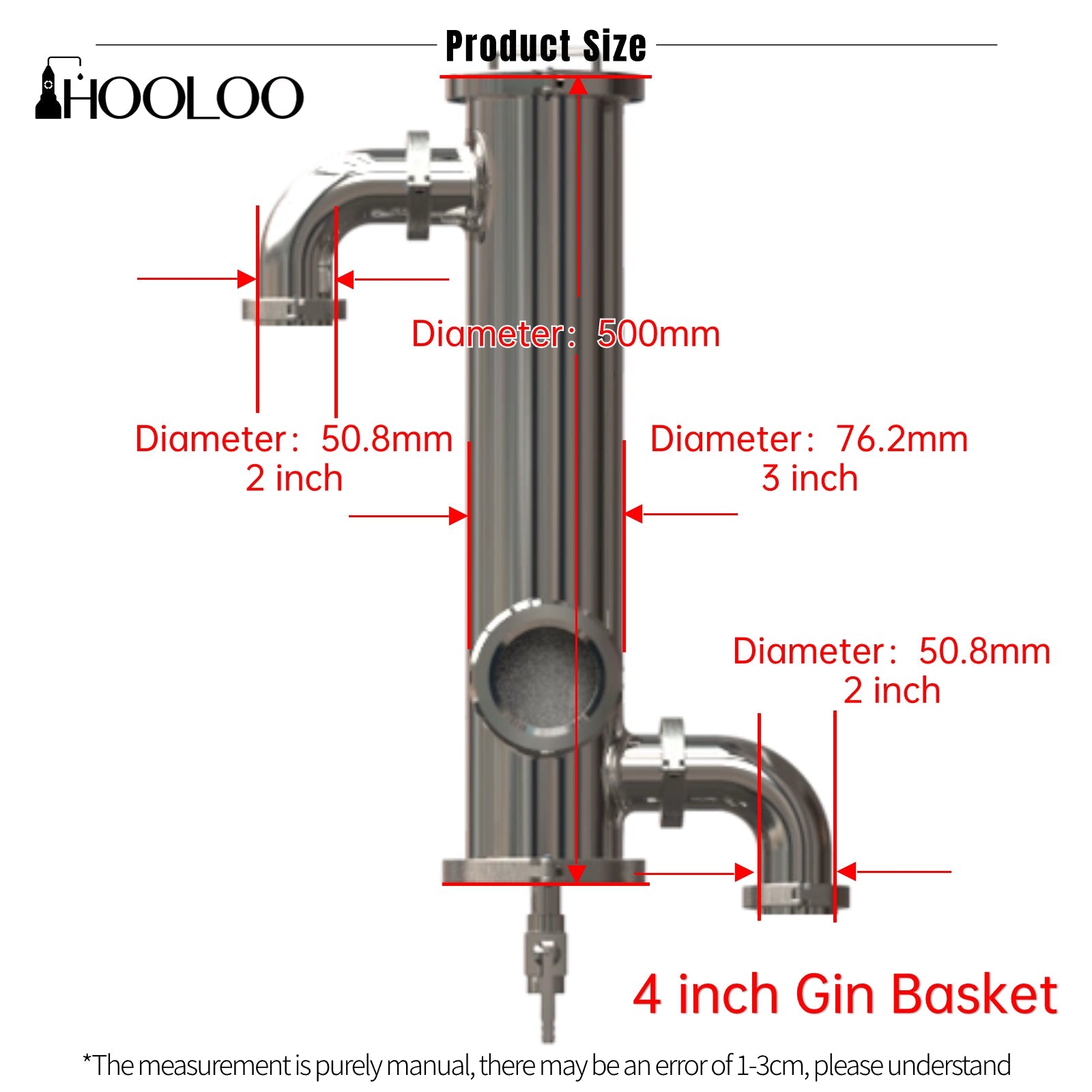 Post Gin basket, SS304【Free Shipping!】 - Hooloo Distilling Equipment Supply