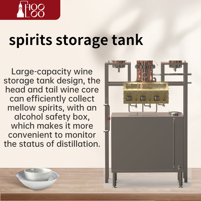 1500L+1250L Double Boiler Body Distilling System(Wii Distilling System) - Hooloo Distilling Equipment Supply