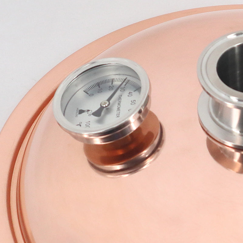 φ325mm-2 inch Tri-Clamp(For 20/22/25/30L Pot) Distiller Copper Lid/Cover - Hooloo Distilling Equipment Supply