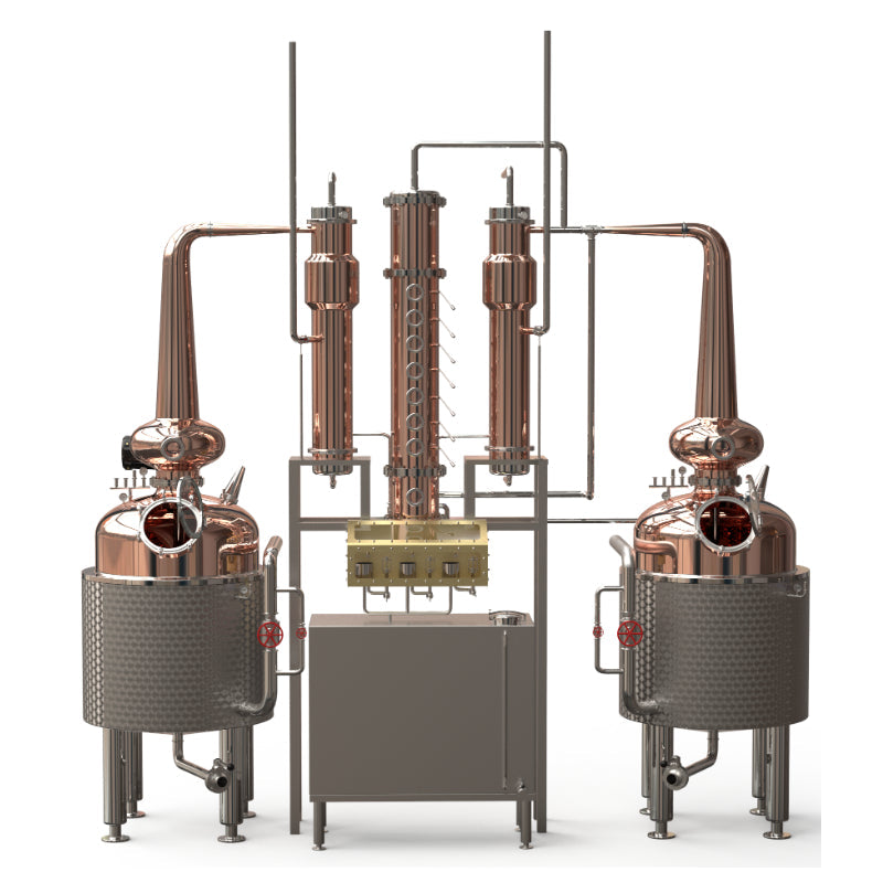 1500L+1250L Double Boiler Body Distilling System(Wii Distilling System) - Hooloo Distilling Equipment Supply