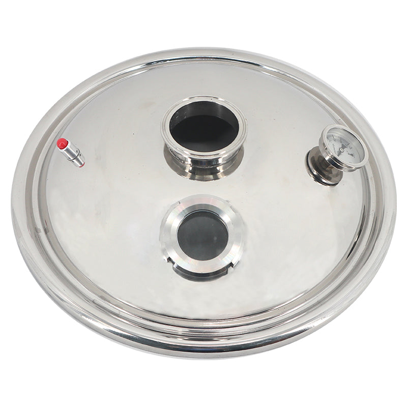 φ325mm-2 inch Tri-Clamp(For 20/22/25/30L Pot) Distiller Stainless Steel Lid/Cover - Hooloo Distilling Equipment Supply
