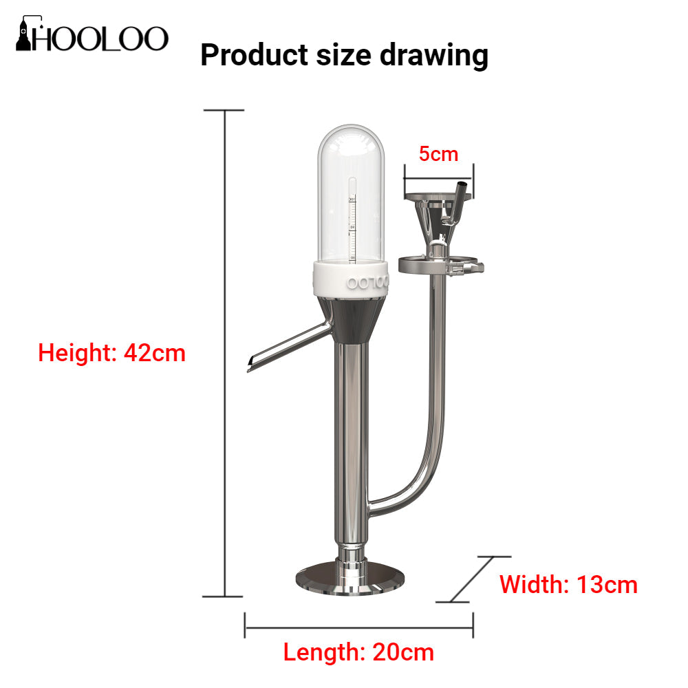 HOOLOO Parrot Beak(With base + Dust cover) - Hooloo Distilling Equipment Supply