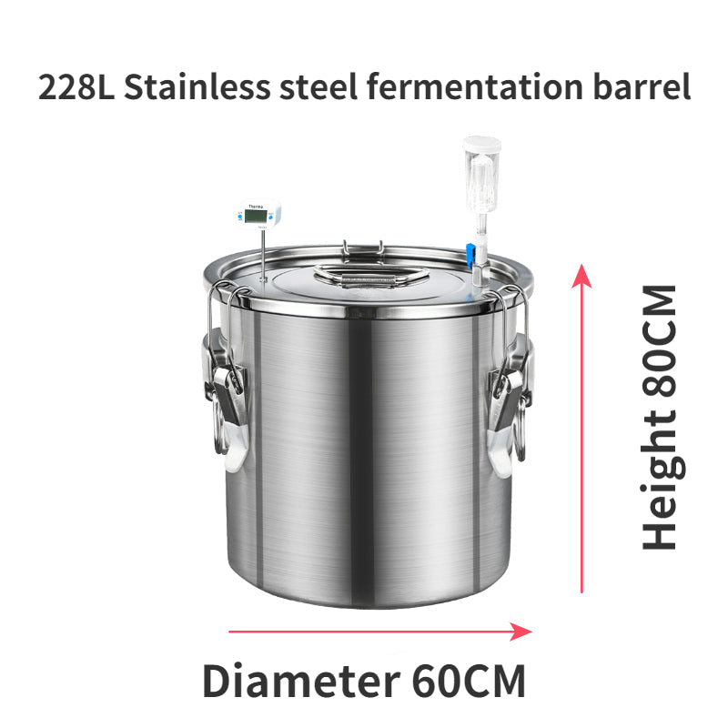 Stainless steel fermentation tank - Hooloo Distilling Equipment Supply
