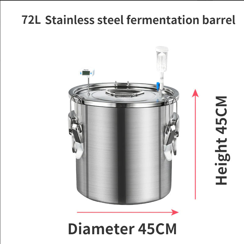 Stainless steel fermentation tank - Hooloo Distilling Equipment Supply