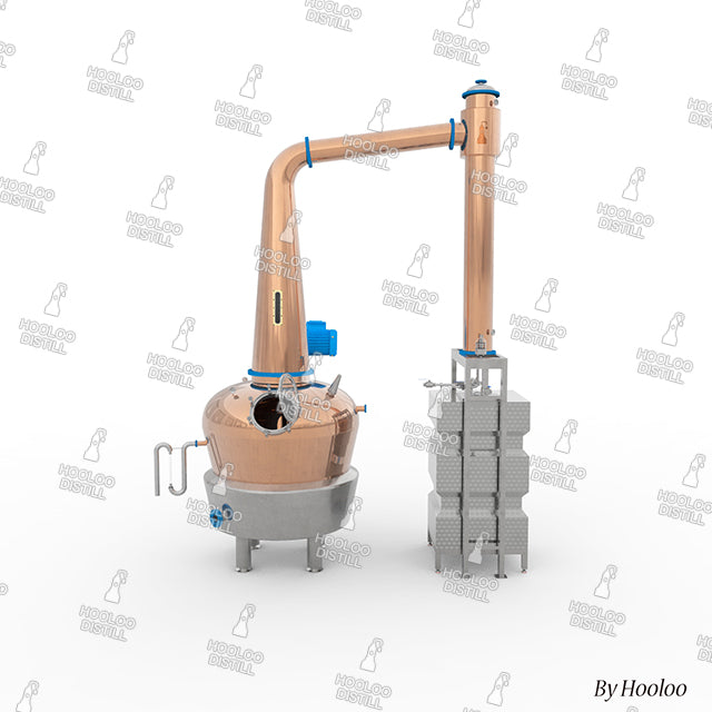 1500L / 400Gal Copper Distillation Equipment - Hooloo Distilling Equipment Supply