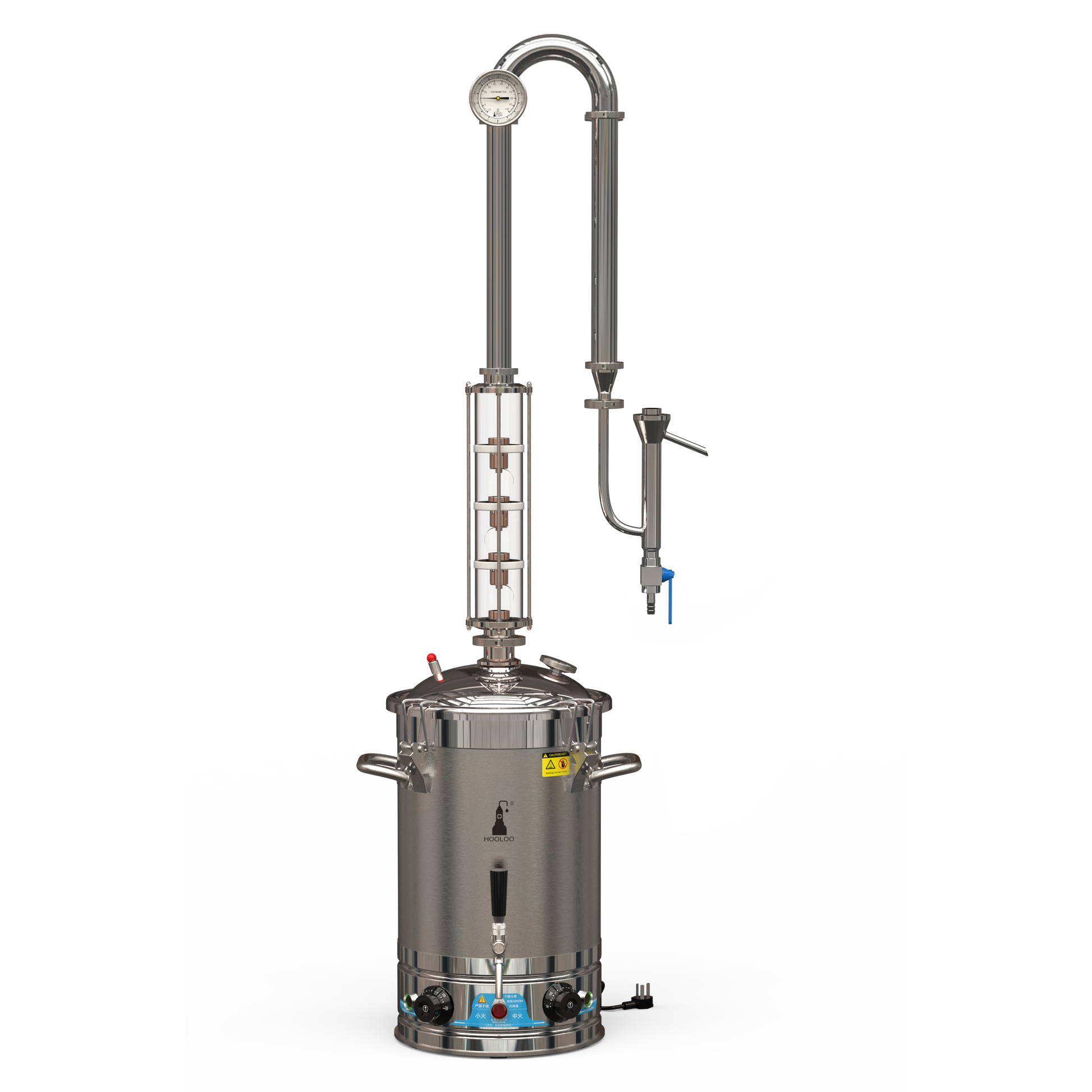 HOOLOO CT30sP-4&8 Distiller - Hooloo Distilling Equipment Supply