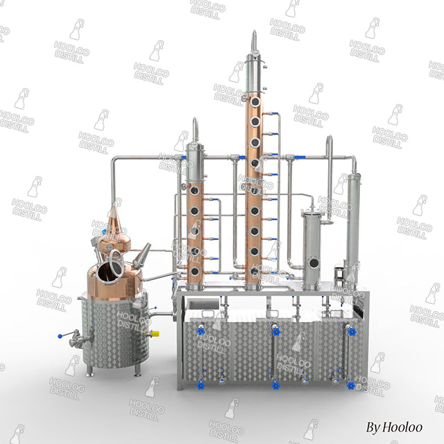 100L Copper Distillation Equipment - Hooloo Distilling Equipment Supply