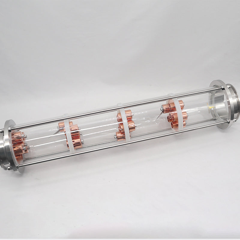 Borosilicate glass distillation column(2‘’/3''/4'') - Hooloo Distilling Equipment Supply