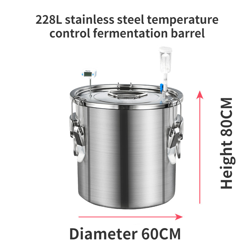 Stainless steel fermentation tank - Hooloo Distilling Equipment Supply