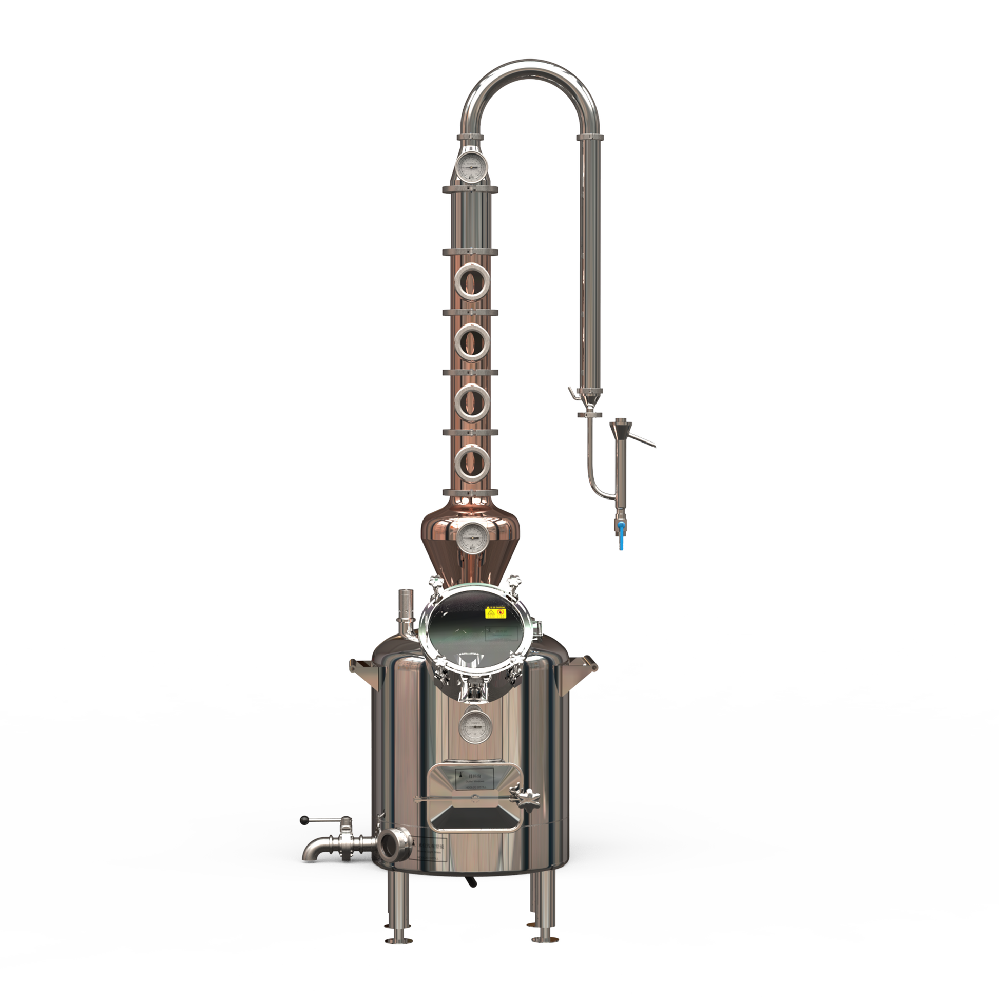 120L Single Layer Electric Heating Standard Distiller(FOB Price) - Hooloo Distilling Equipment Supply