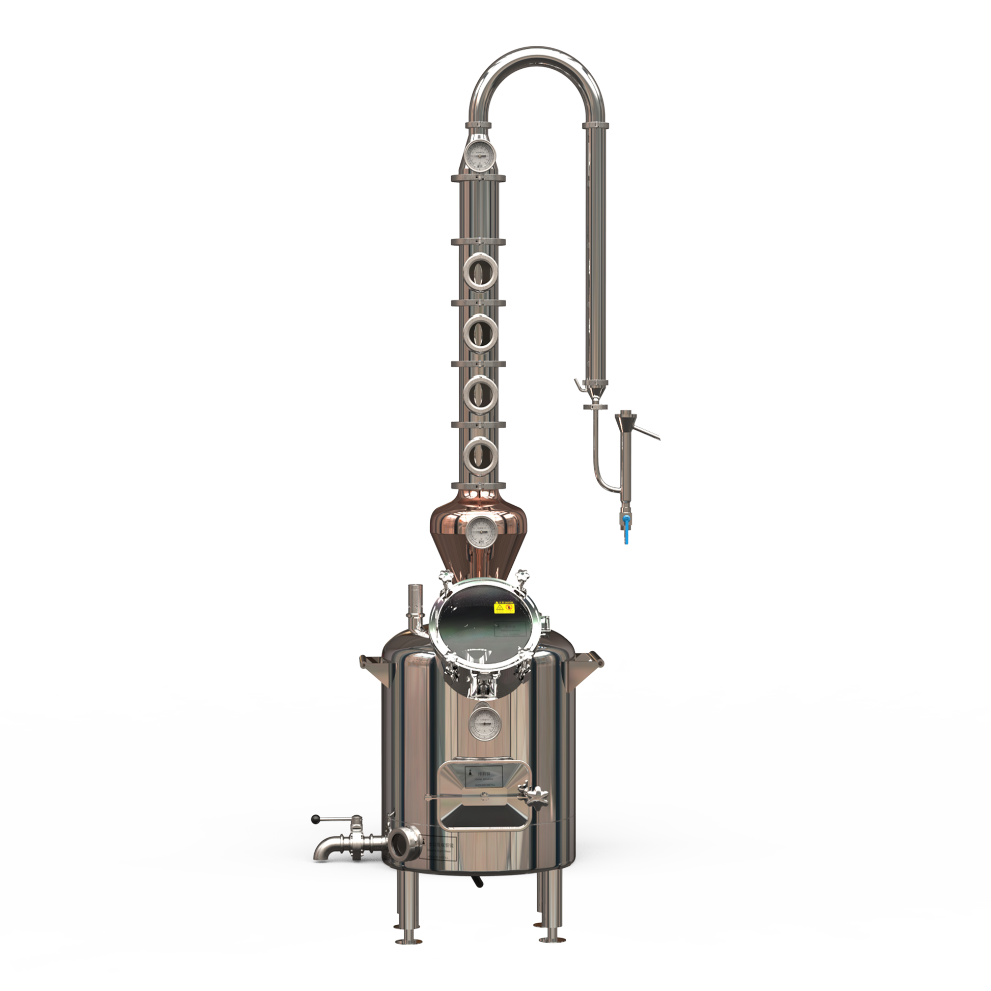 120L Single Layer Electric Heating Standard Distiller(FOB Price) - Hooloo Distilling Equipment Supply