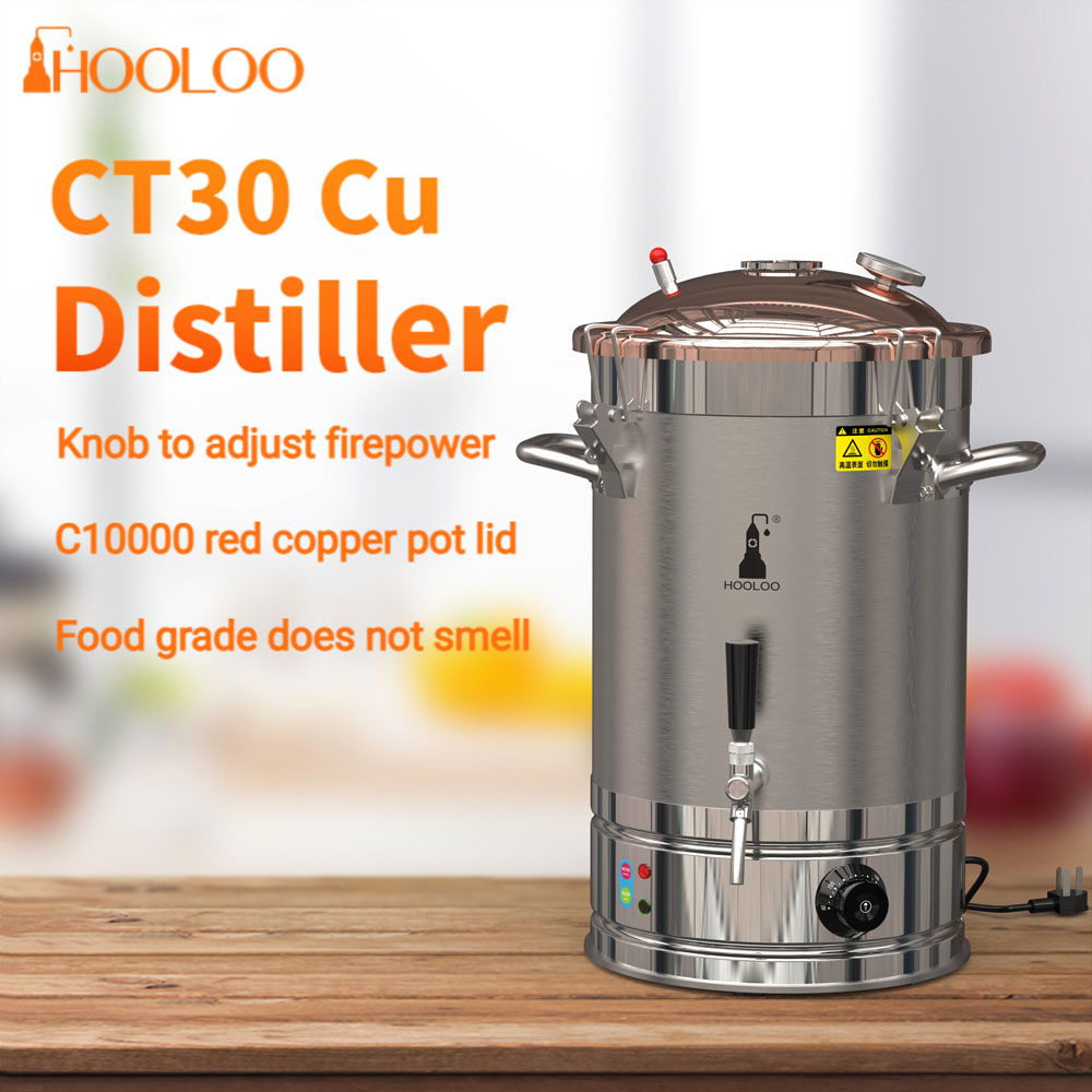 30L HOOLOO Distiller Brewer（CT30Cu） - Hooloo Distilling Equipment Supply