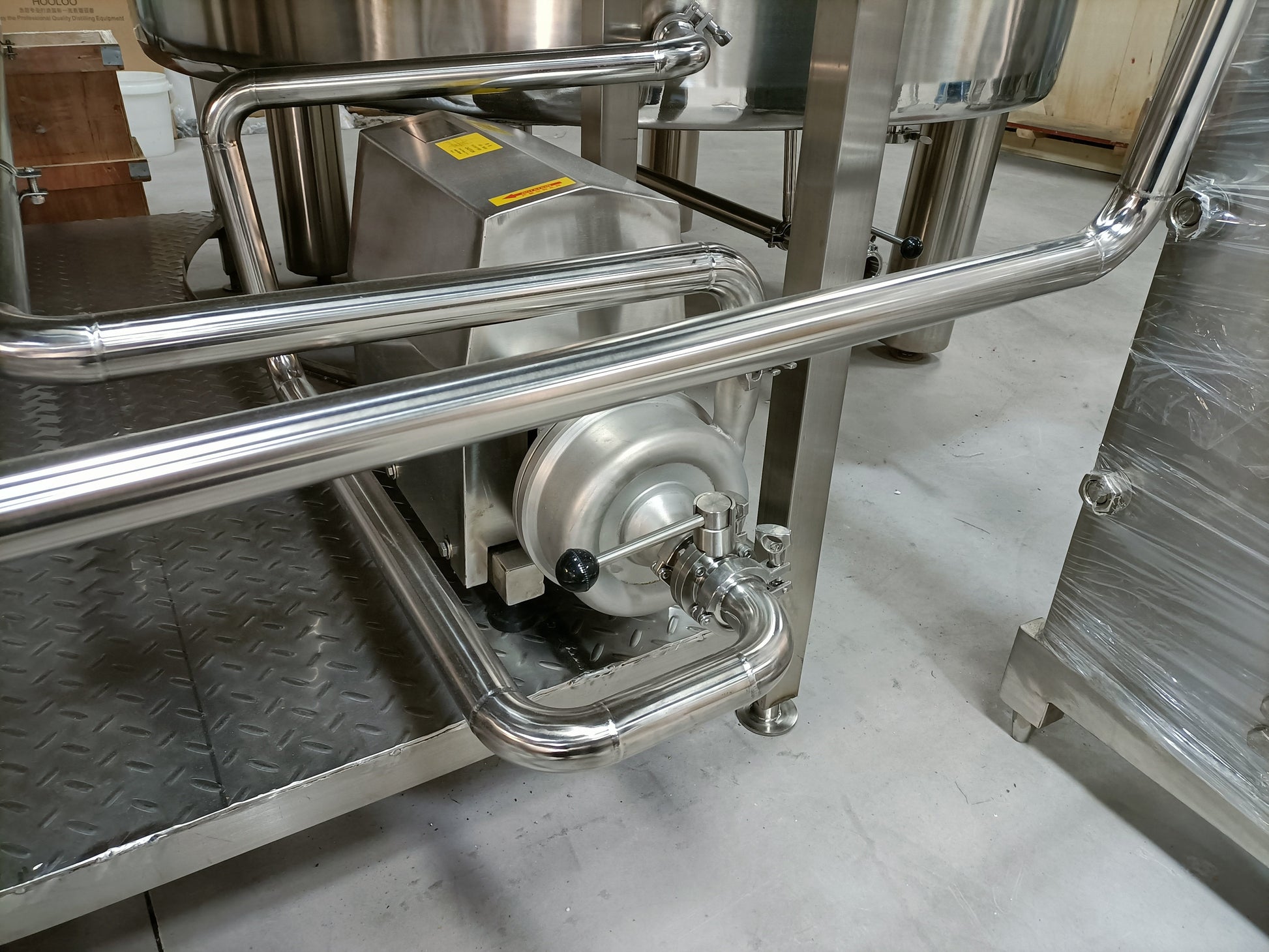 1500L+1500L Hooloo's mash tun system - Hooloo Distilling Equipment Supply