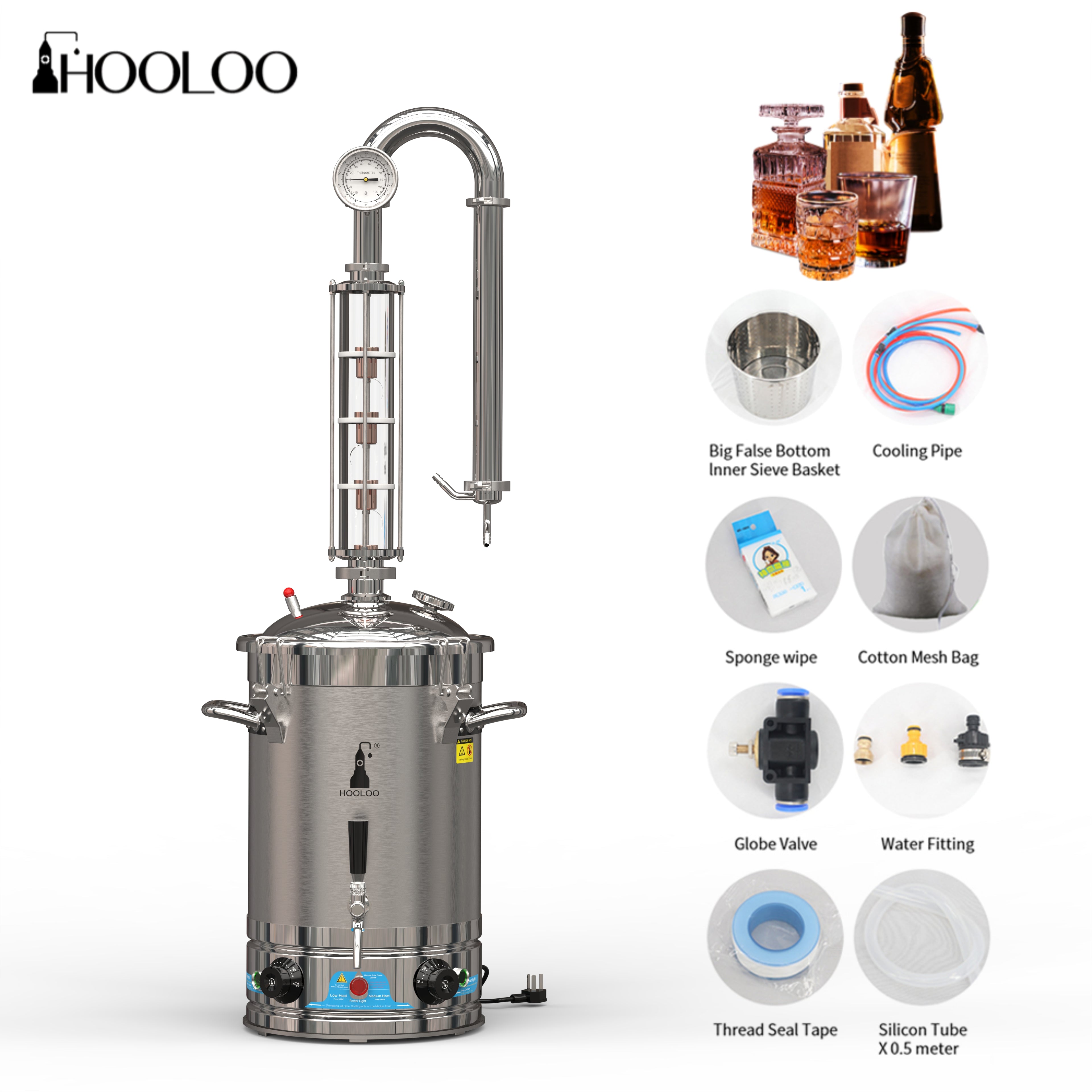 HOOLOO CT30sP-4&8 Distiller - Hooloo Distilling Equipment Supply