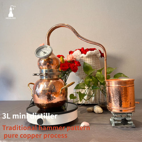 Household traditional copper distiller - Hooloo Distilling Equipment Supply