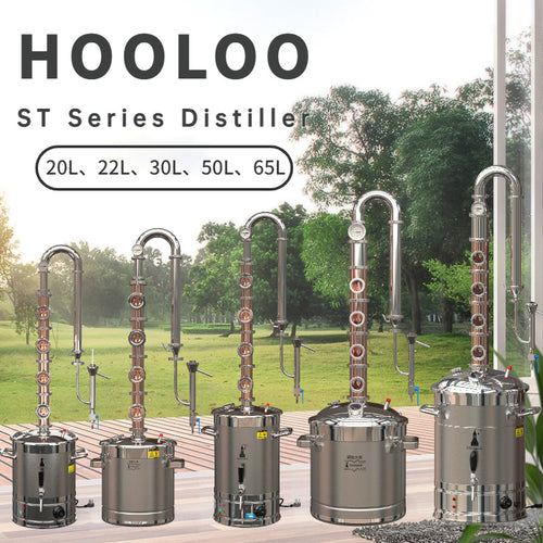 HOOLOO ST Copper Column Series Distiller - Hooloo Distilling Equipment Supply