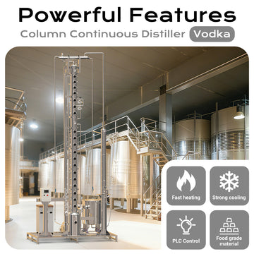 HOOLOO Large Commercial Continuous Distiller