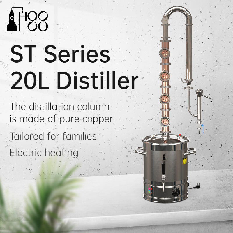 HOOLOO ST Copper Column Series Distiller - Hooloo Distilling Equipment Supply