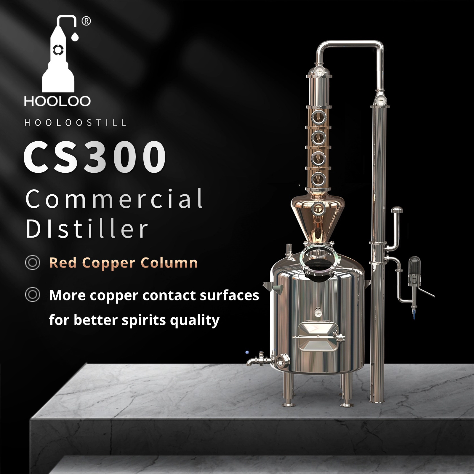 300L Commercial Distiller （CT/ST/CS300）