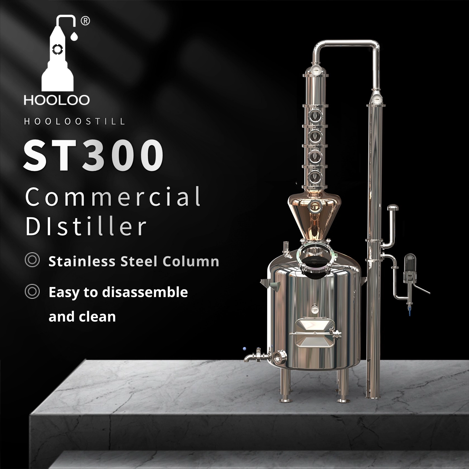 300L Commercial Distiller （CT/ST/CS300）
