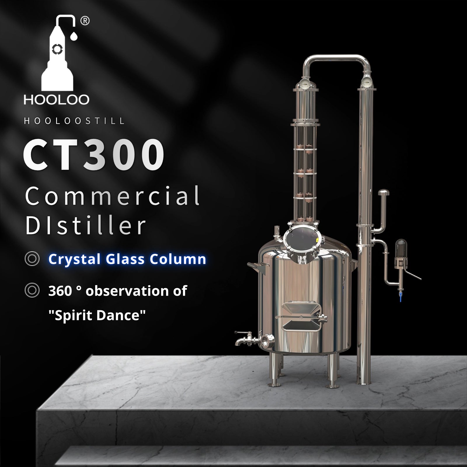 300L Commercial Distiller （CT/ST/CS300）