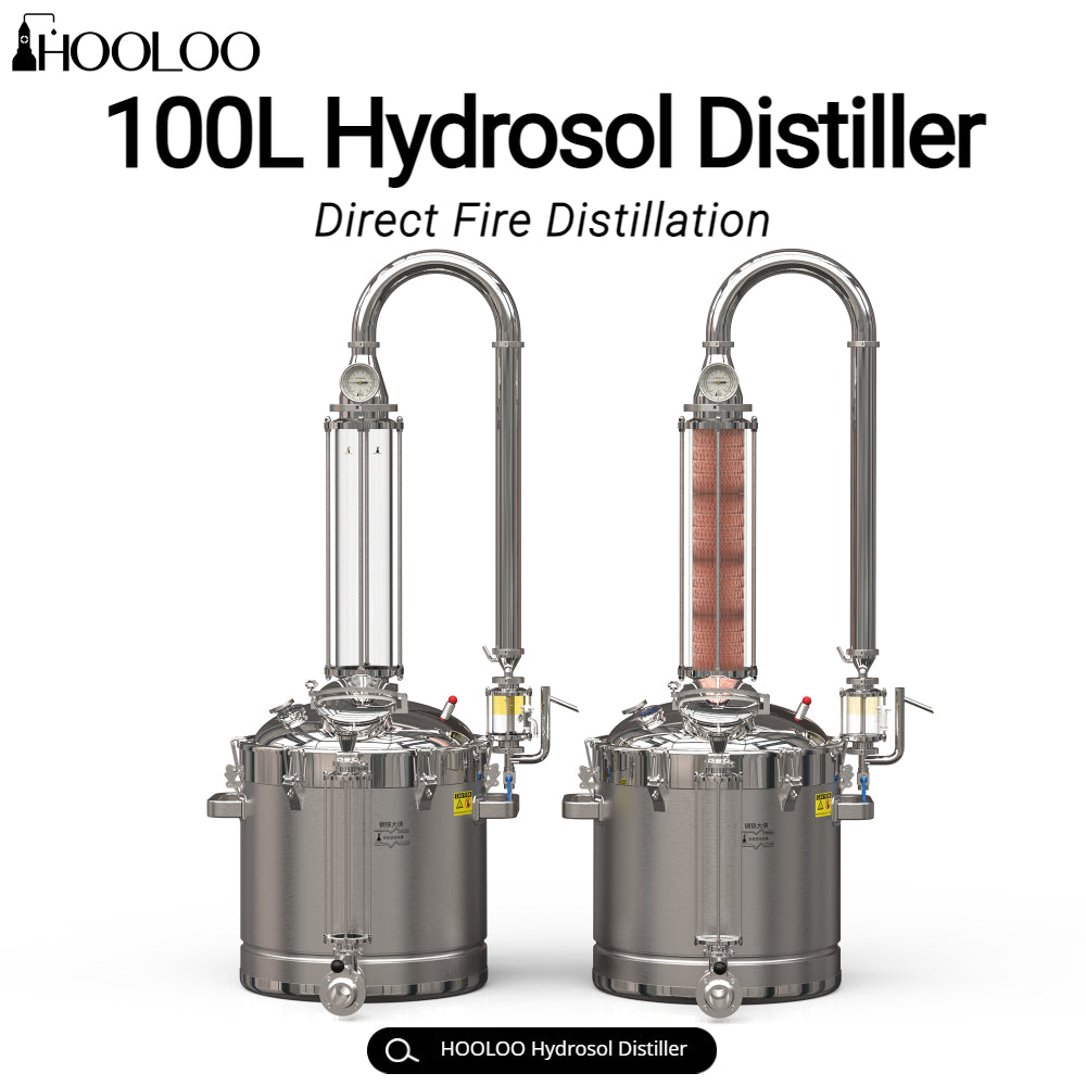 DW100 Distiller Hydrosol Essential Oil Extractor - Hooloo Distilling Equipment Supply