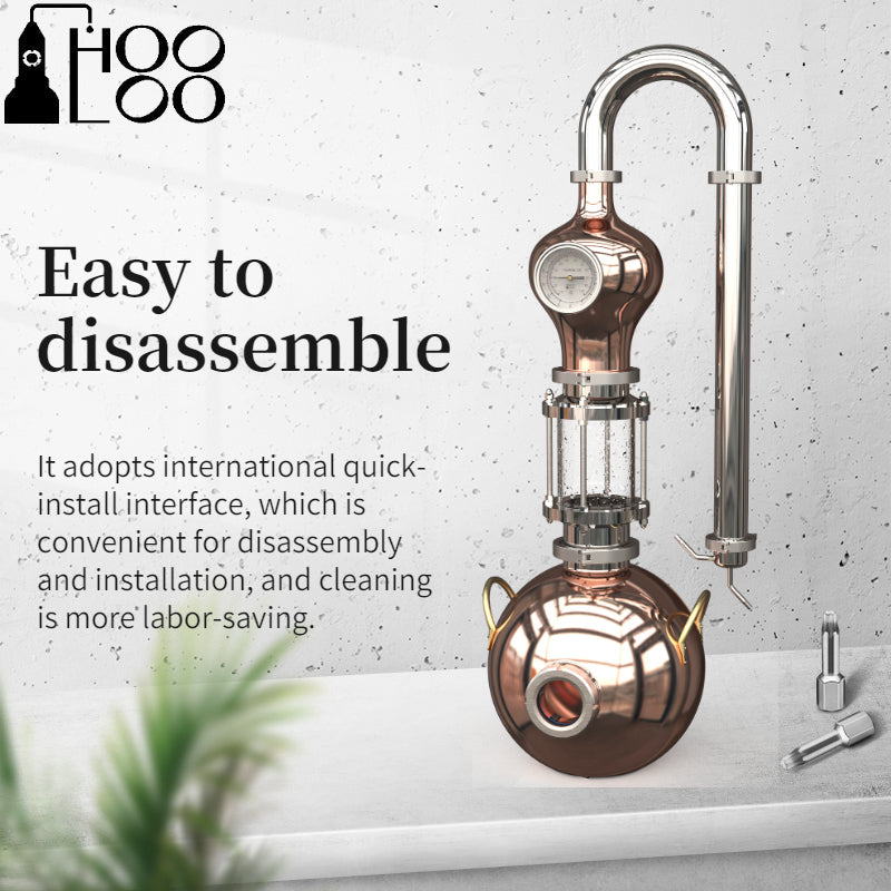 8 L Hooloo Distiller (D8) - Hooloo Distilling Equipment Supply