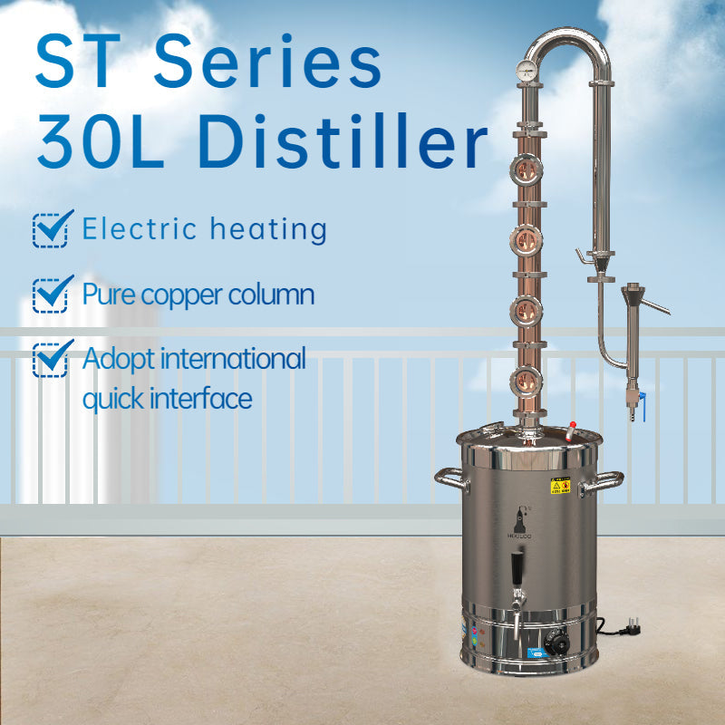 HOOLOO ST Copper Column Series Distiller - Hooloo Distilling Equipment Supply