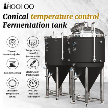 500L /130Gal Single Layer Fermenter Brewing Equipment Fermentor