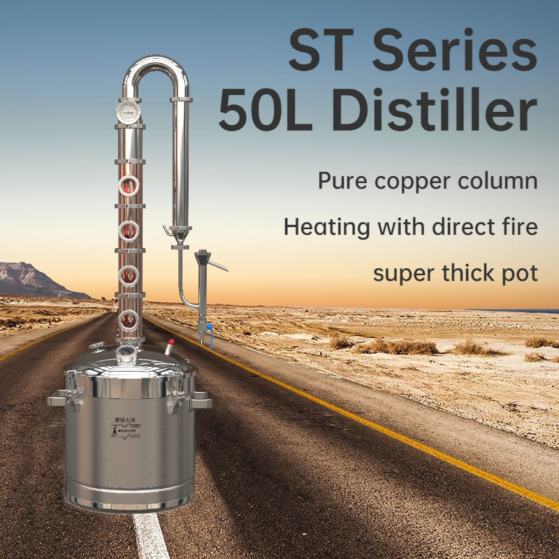 HOOLOO ST Copper Column Series Distiller - Hooloo Distilling Equipment Supply
