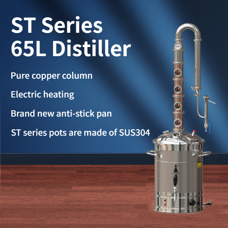 HOOLOO ST Copper Column Series Distiller - Hooloo Distilling Equipment Supply