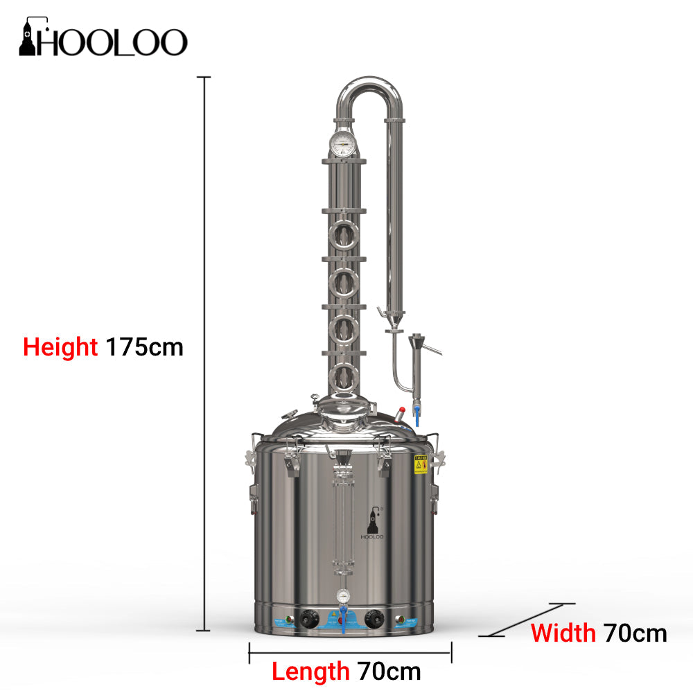 HOOLOO DW100-ST/CS/CU Distiller - Hooloo Distilling Equipment Supply