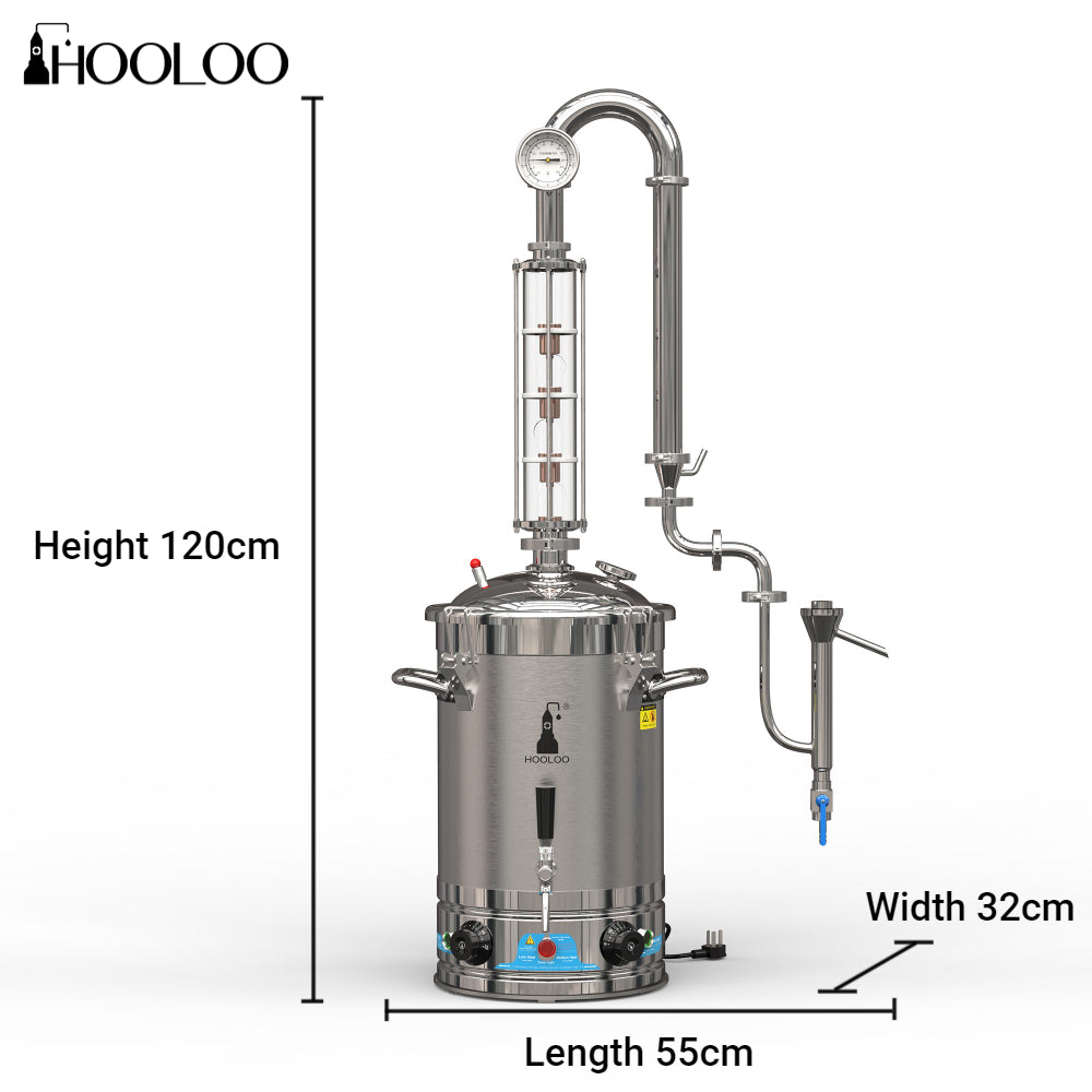 HOOLOO CT30sP-4&8 Distiller - Hooloo Distilling Equipment Supply