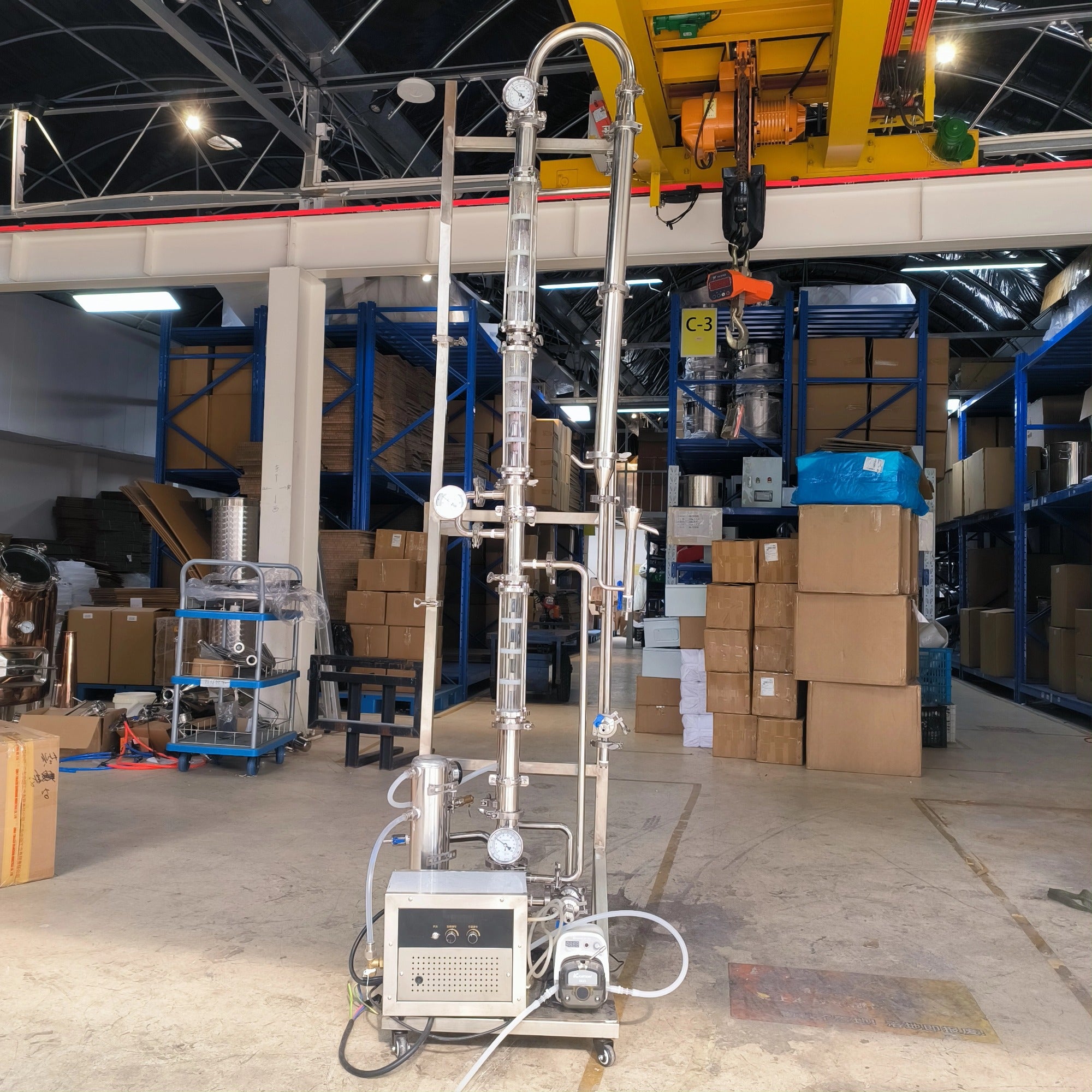 HOOLOO Small-Scale Continuous Distiller