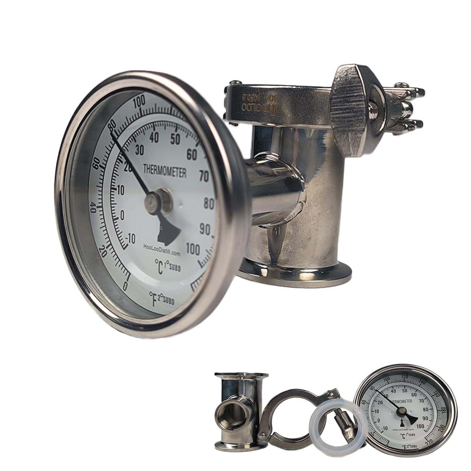 HOOLOO Thermometer Module 1/2 Brewing Dial Thermometer 1.5