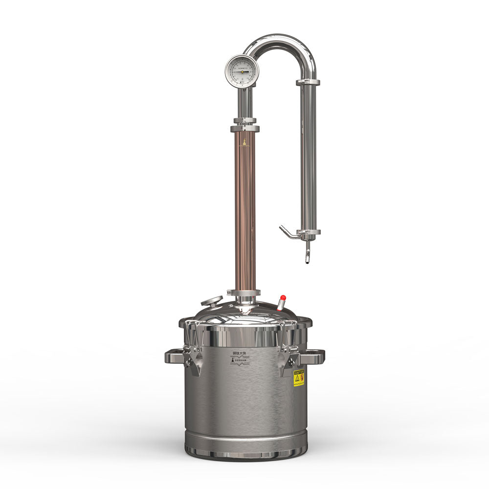 HOOLOO DY22 Home Distiller  Stainless Steel  Direct Fire Heating Copper Distillation Column - Hooloo Distilling Equipment Supply