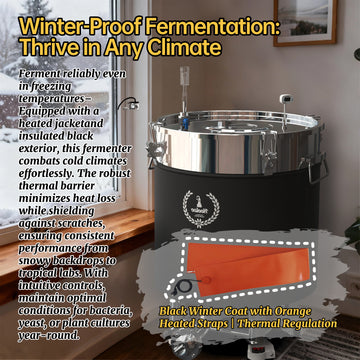 21L(5.6Gal)/50L(13.2Gal)/72L(19Gal) Stainless steel fermentation tank