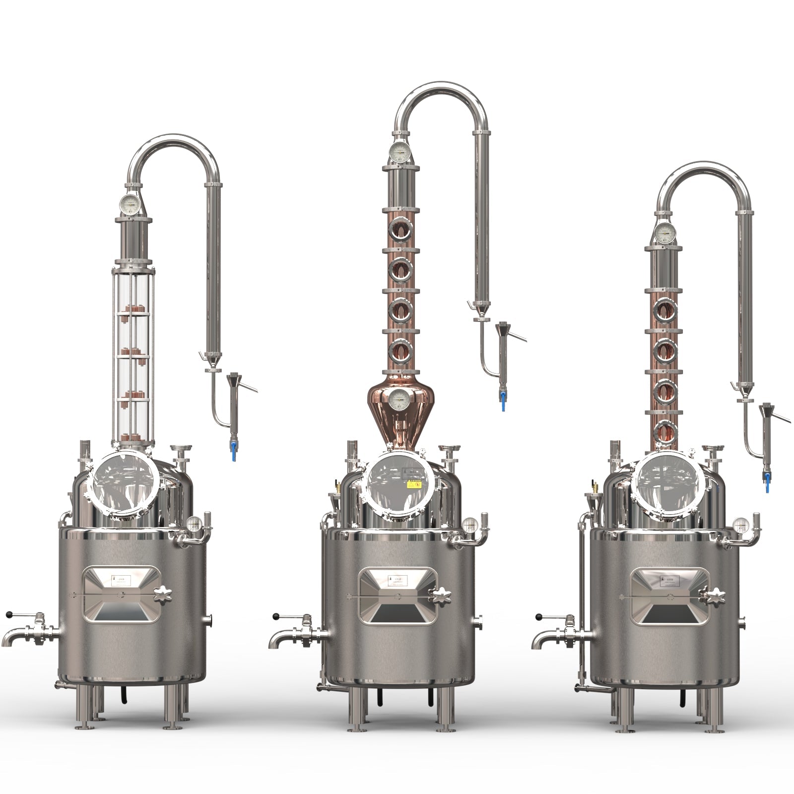 CT/CS120 Water Bath Jacketed Distiller（FOB price） - Hooloo Distilling Equipment Supply