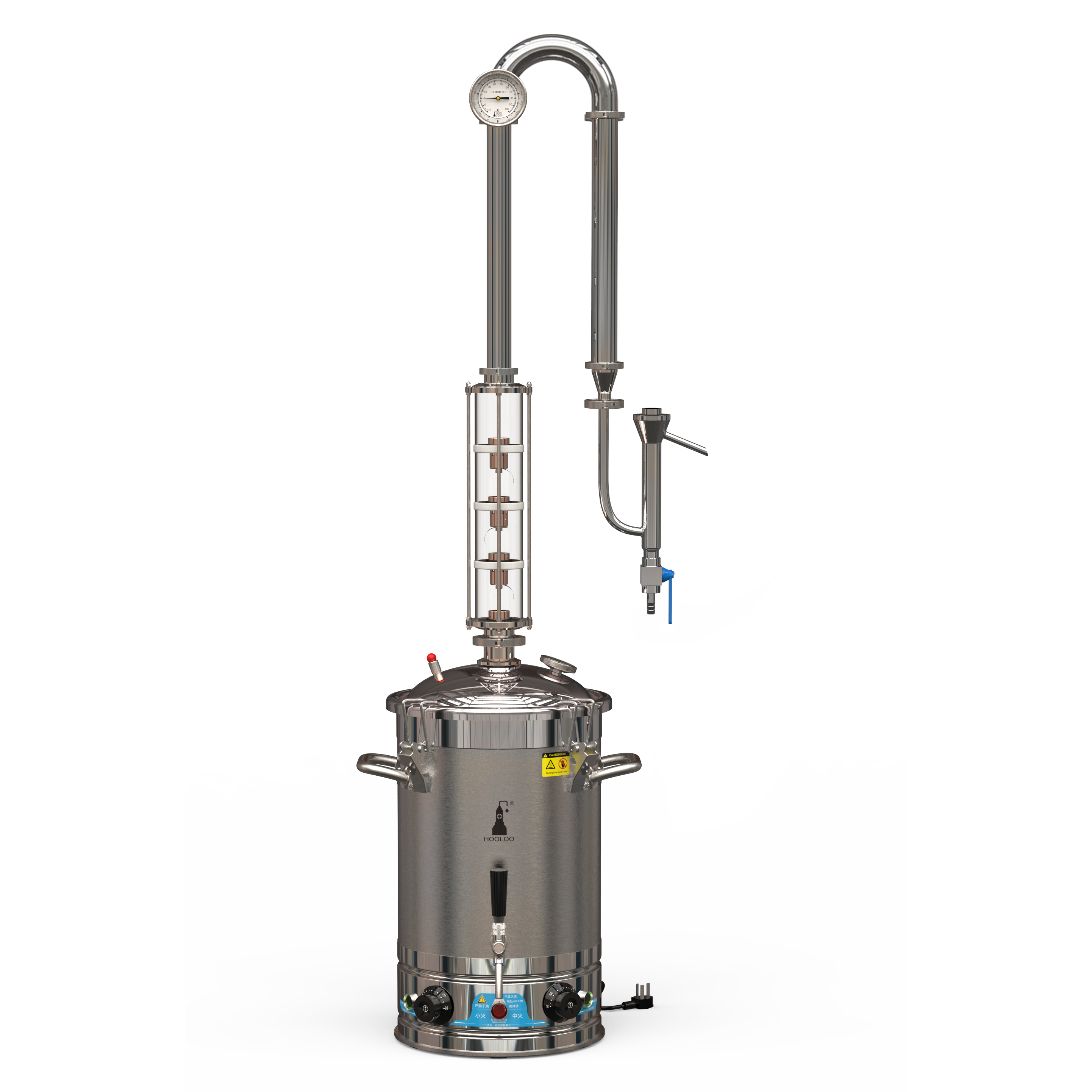 HOOLOO CT30sP-4&8 Distiller - Hooloo Distilling Equipment Supply