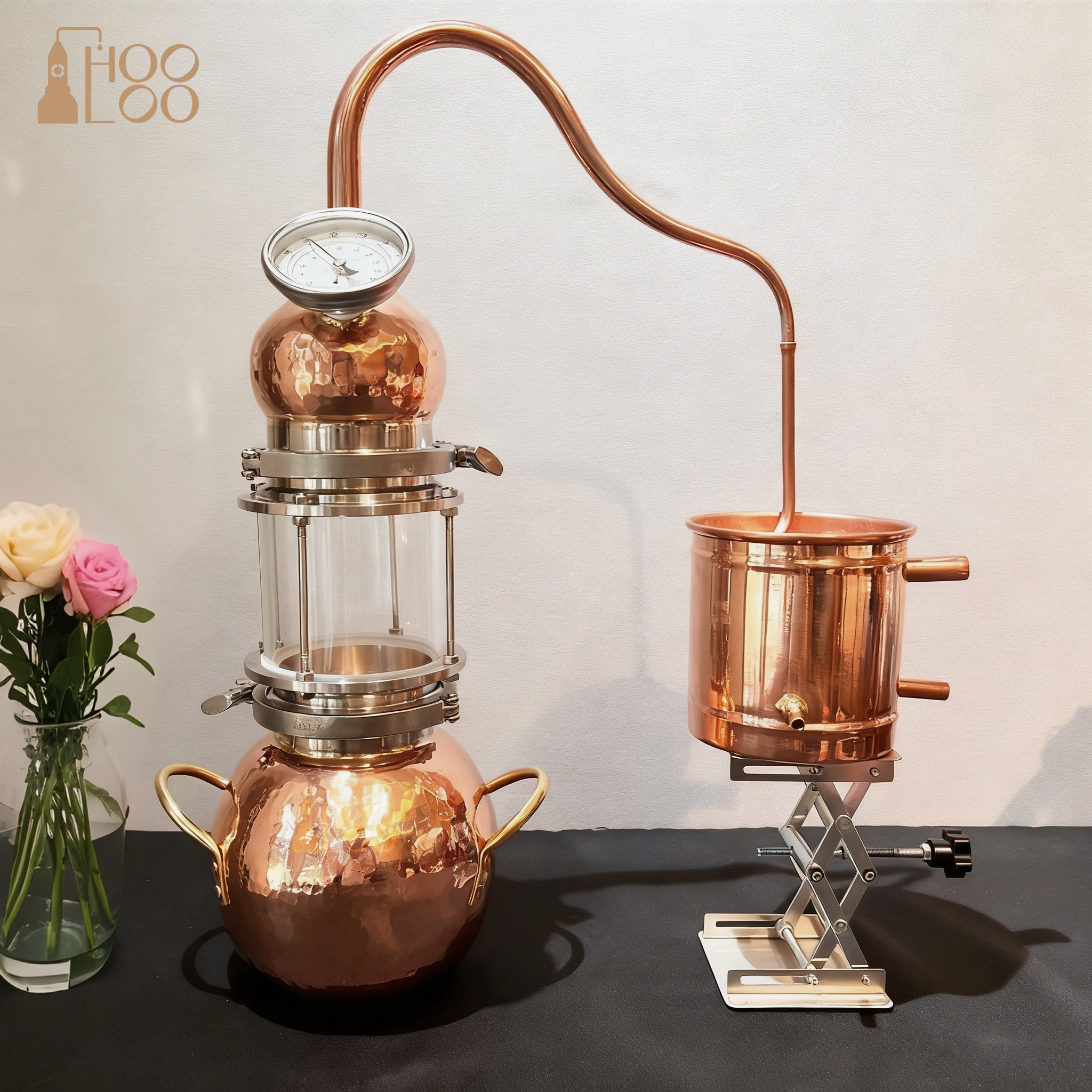 3L Household traditional hydrosol copper distiller
