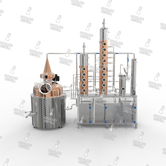 400L Copper Distillation Equipment - Type II - Hooloo Distilling Equipment Supply