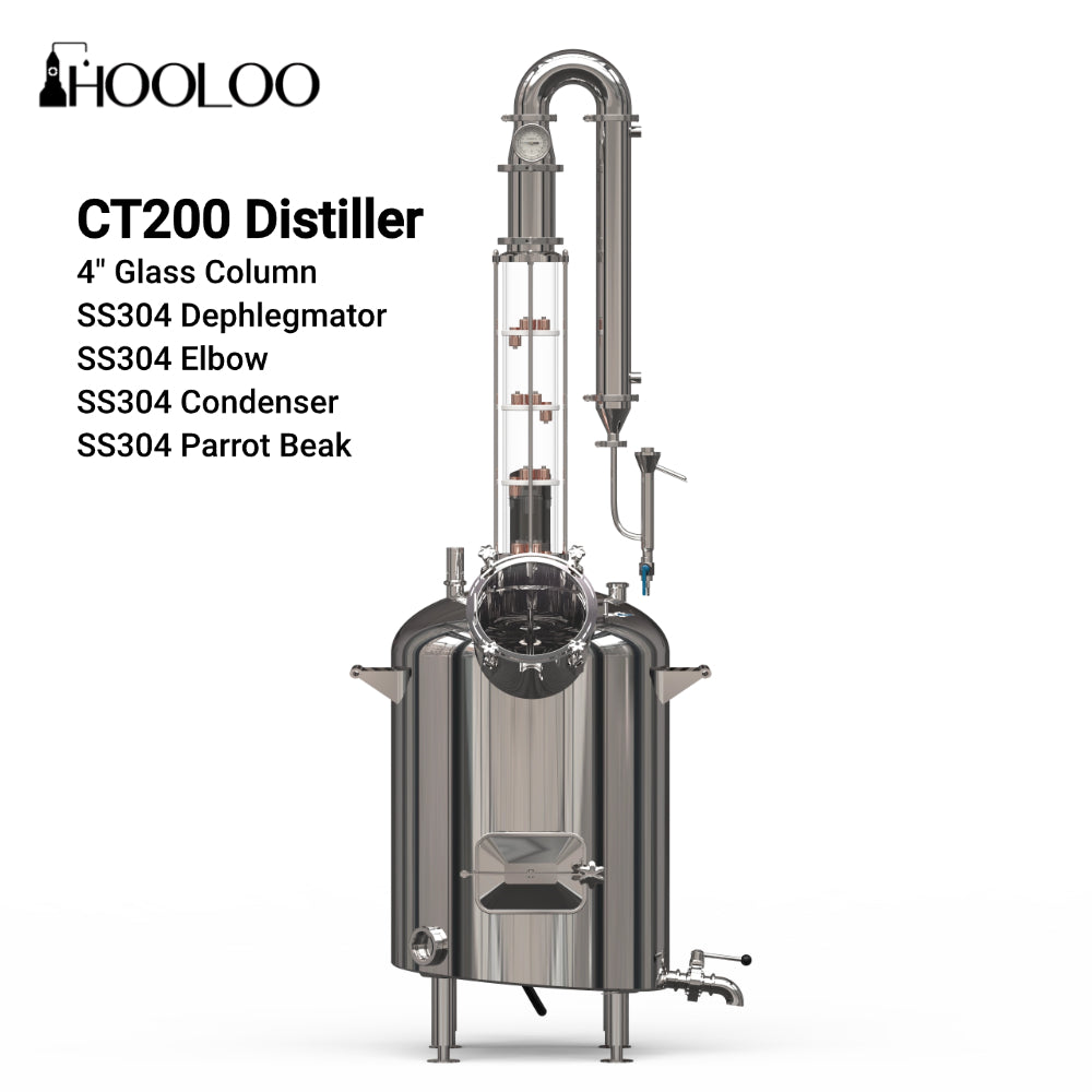HOOLOO 200L Distiller With Stirring Motor 53 Gallon（FOB)