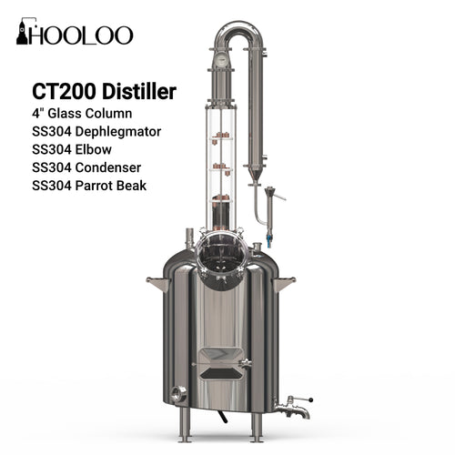 HOOLOO 200L Distiller With Stirring Motor 53 Gallon（FOB)