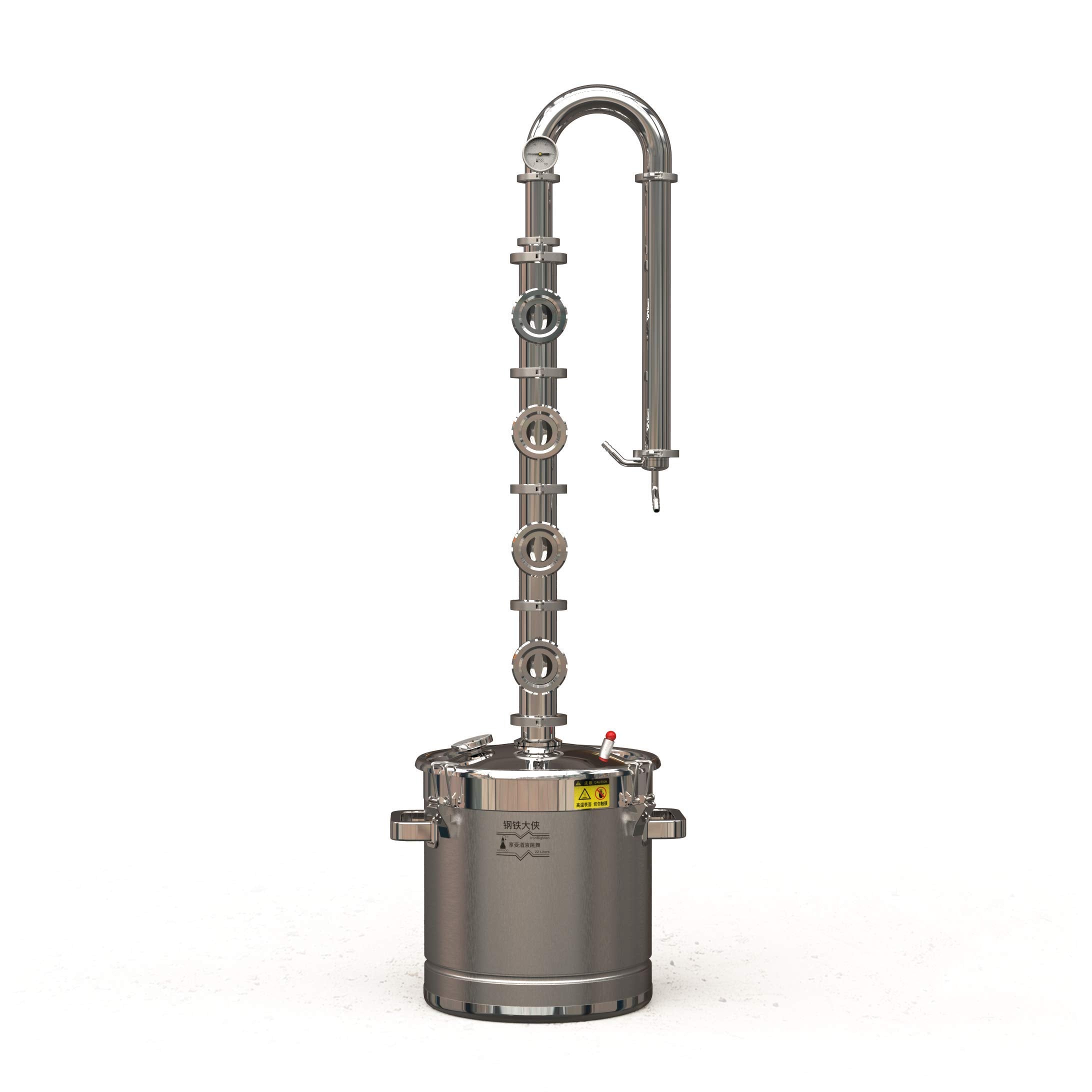 22L Stainless Steel Distiller(ST22) 【Free shipping worldwide!】 - Hooloo Distilling Equipment Supply